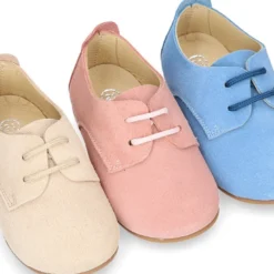 Blucher niño primavera con cordones en piel SERRAJE.