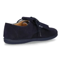 Blucher Niños con cordones y FLECOS en piel Serraje.