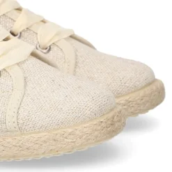 Blucher niños tipo Alpargata en LINO METALIZADO con lazo.