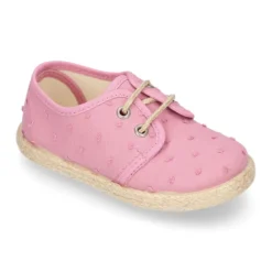 Blucher niño tipo Alpargata en lona algodón PLUMETI.