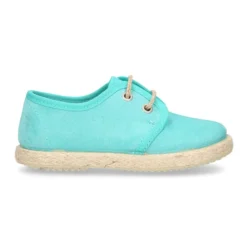 Blucher niño tipo Alpargata en Serratex en colores pasteles.