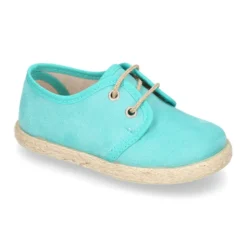 Blucher niño tipo Alpargata en Serratex en colores pasteles.