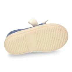 Blucher niño tipo Alpargata en Serratex con lazo.