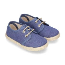 Blucher niño tipo Alpargata en TEJANO.
