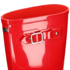 Bota de agua alta de mujer con brillo en colores lisos