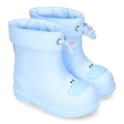 Bota de agua infantil Bimbi hipopótamos con cuello ajustable