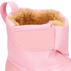 Bota de agua infantil para niños pequeños con borrego y diseño apreski