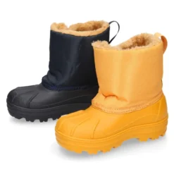 Bota de agua infantil para niños pequeños con borrego y diseño apreski