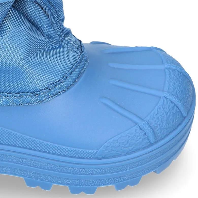 Bota de agua infantil para niños pequeños con borrego y diseño apreski