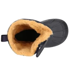Bota de agua infantil para niños pequeños con borrego y diseño apreski