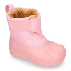Bota de agua infantil para niños pequeños con borrego y diseño apreski