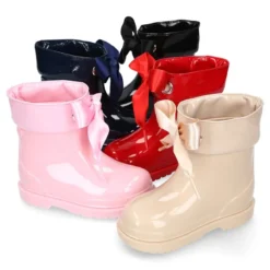 Bota de agua niña BIMBI LAZO con cuello ajustable.