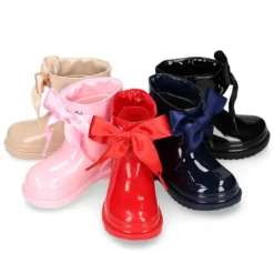 Bota de agua niña BIMBI LAZO con cuello ajustable.