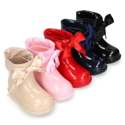 Bota de agua niña BIMBI LAZO con cuello ajustable.