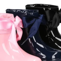 Bota de agua niña BIMBI LAZO con cuello ajustable.