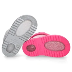 Bota de agua niñas BIMBI GLITTER con cuello ajustable.