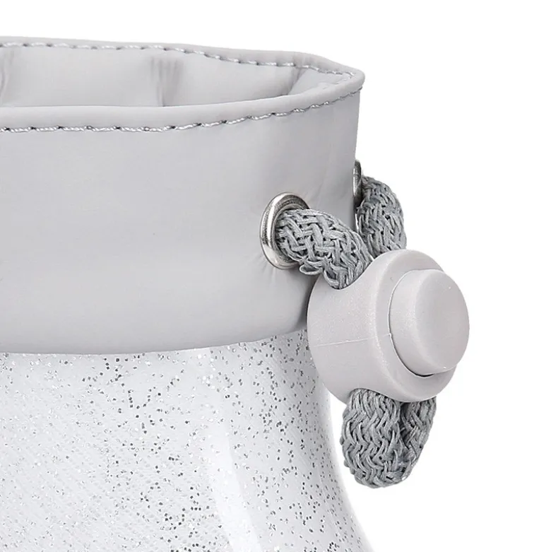Bota de agua niñas BIMBI GLITTER con cuello ajustable.