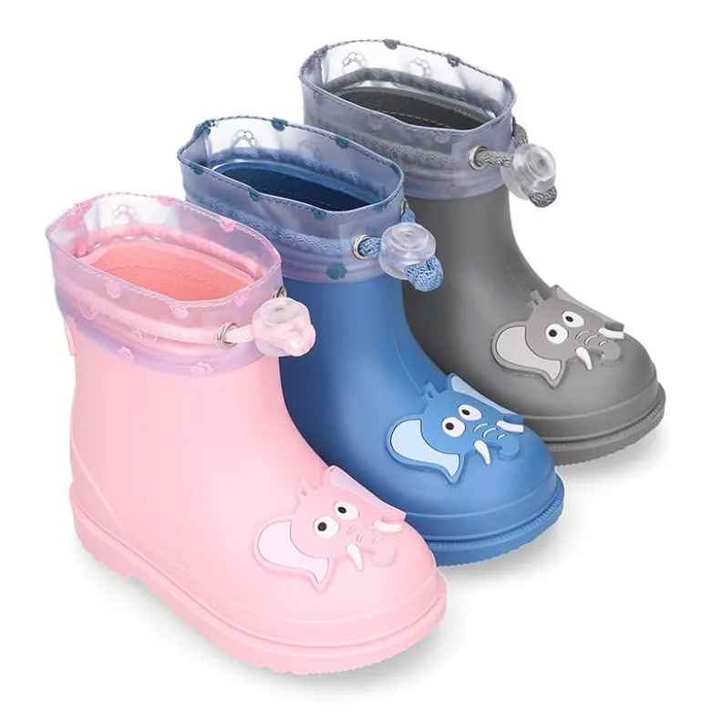 Bota de agua niños BIMBI ELEFANTE con cuello ajustable.