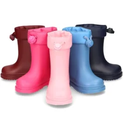 Bota de agua niños cuello ajustable pequeños.