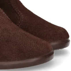 Bota niña con LAZO MARIPOSA en piel serraje.