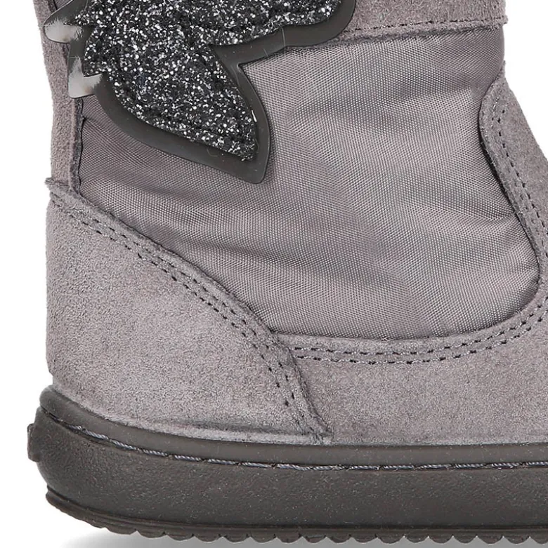 Bota niña UNICORNIO en piel serraje con Nylon.