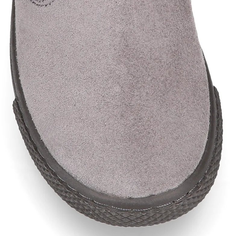 Bota niña UNICORNIO en piel serraje con Nylon.