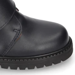 Bota niños COLE tipo todoterreno sin cordones en piel.