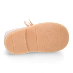 Bota Safari niñas con cordones seda y ondas en piel combinada.
