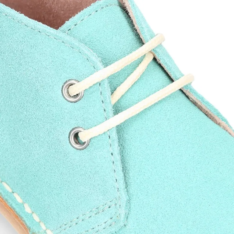 Bota Safari niños con cordones en piel serraje para PRIMAVERA.