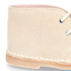 Bota Safari niños con cordones en piel serraje para PRIMAVERA.