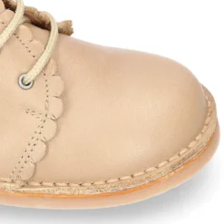 Bota Safari niños con cordones y ondas en piel EXTRA SUAVE.