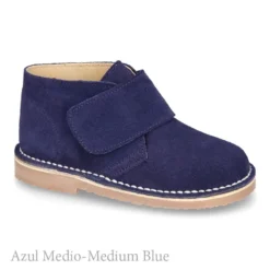 Bota Safari o Pisacacas sin cordones en piel serraje.