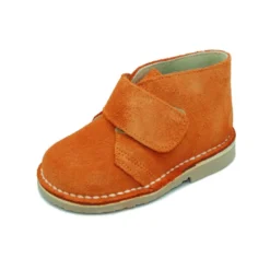 Bota Safari o Pisacacas sin cordones en piel serraje.