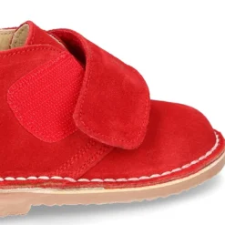 Bota Safari o Pisacacas sin cordones en piel serraje.