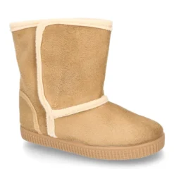Botas forradas con cierre adherente y suela tipo bamba en Serratex.
