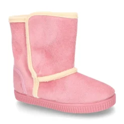 Botas forradas con cierre adherente y suela tipo bamba en Serratex.