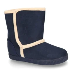 Botas forradas con cierre adherente y suela tipo bamba en Serratex.