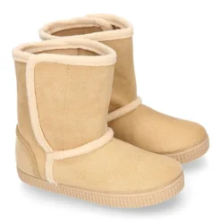 Botas niño tipo AUSTRALIANAS con cierre adherente y suela tipo bamba en Serratex Recy.