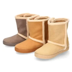 Botas niño tipo AUSTRALIANAS con cierre adherente y suela tipo bamba en Serratex Recy.