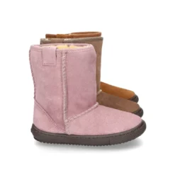 Botas tipo Australianas en piel serraje forradas con pelo.
