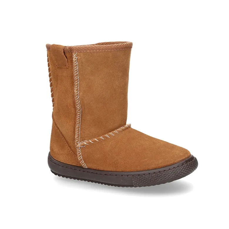 Botas tipo Australianas en piel serraje forradas con pelo.