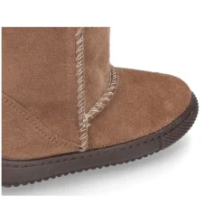 Botas tipo Australianas en piel serraje forradas con pelo.