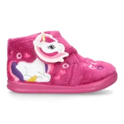 Botita casa niñas UNICORNIO OKAA sin cordones.