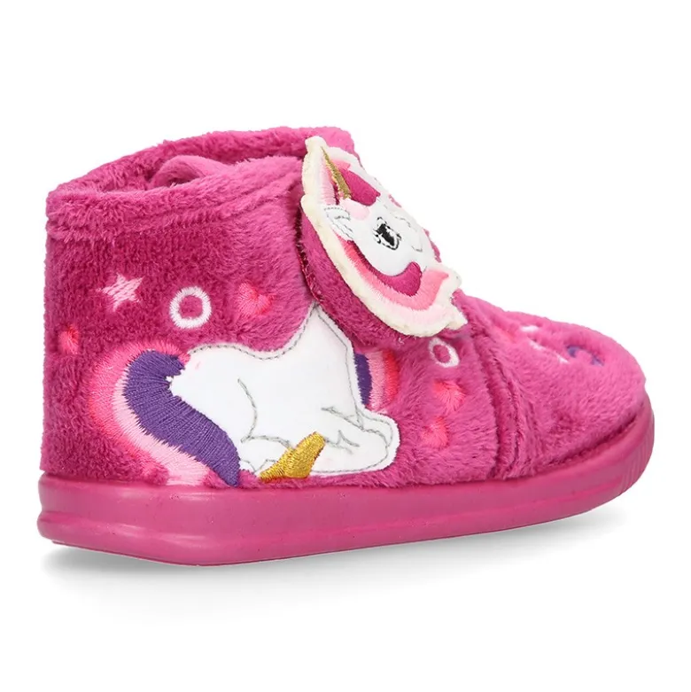 Botita casa niñas UNICORNIO OKAA sin cordones.