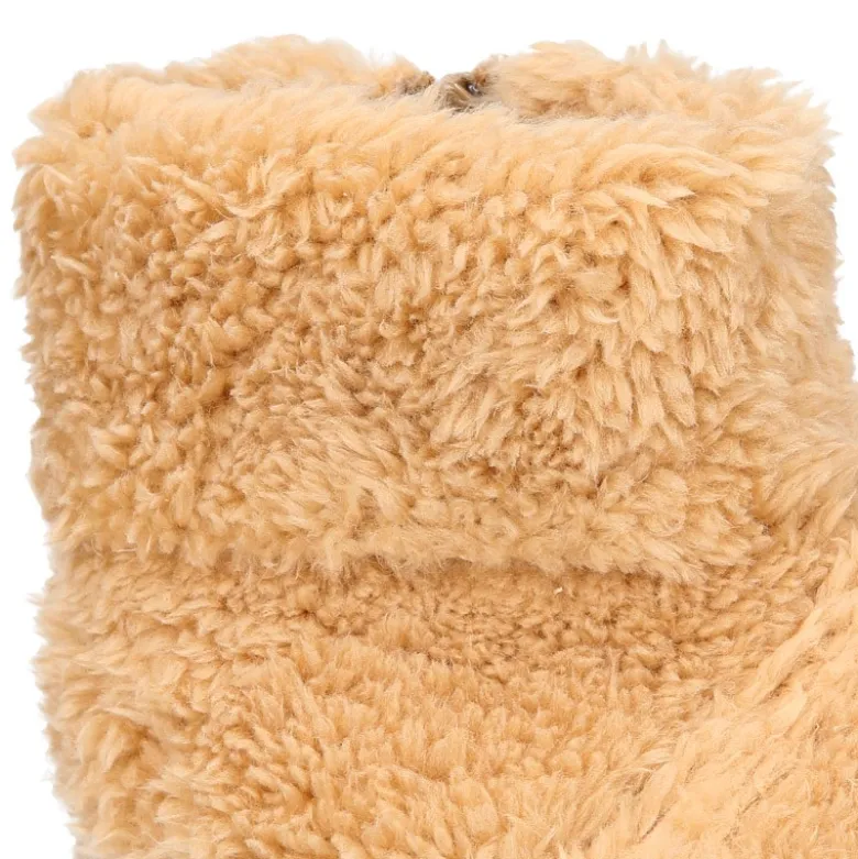 Botita casa niños cierre cremallera en lana tipo PELUCHE.