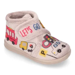 Botita casa niños COCHES sin cordones.