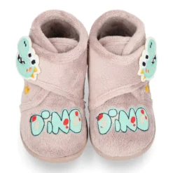 Botita casa niños DINOSAURIOS sin cordones.