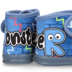 Botita casa niños MONSTER sin cordones.