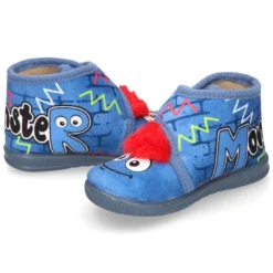 Botita casa niños MONSTER sin cordones.
