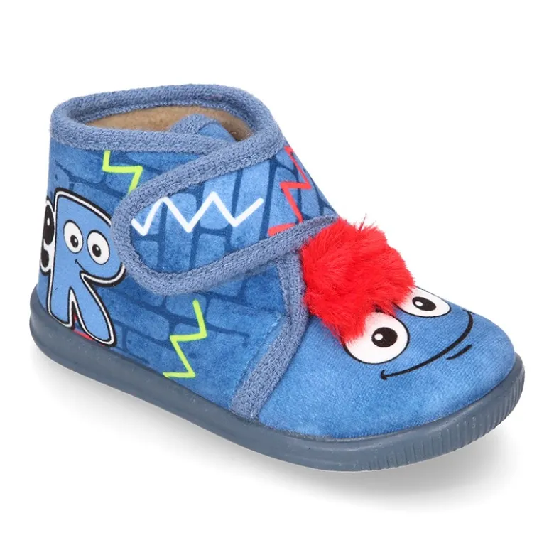 Botita casa niños MONSTER sin cordones.